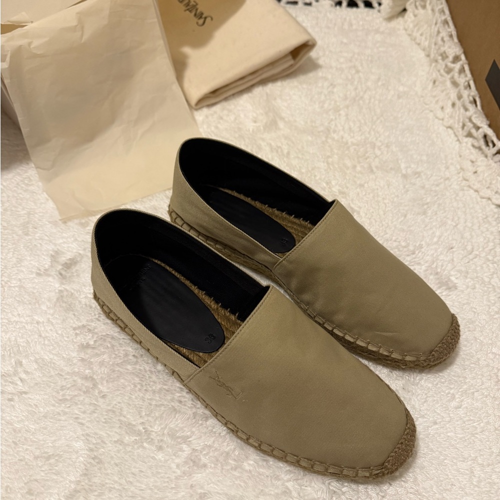 YSL Women’s Tan Espadrilles